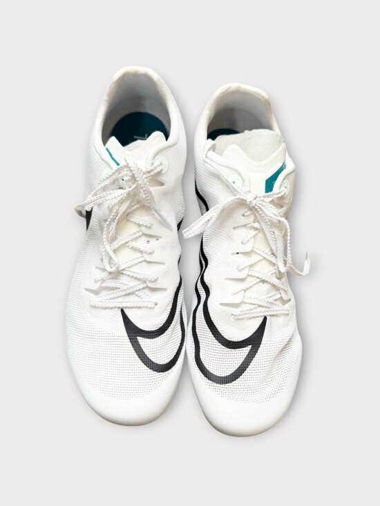 NWOT Nike Zoom Ja Fly 4 White Bright Spruce Track Spikes Men’s Size 10.5 main image 3